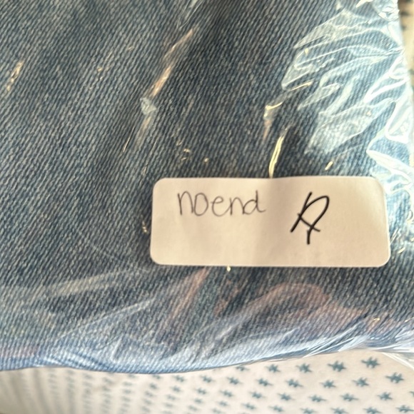 ANTHROPOLOGY NOEND SLIM NEWPORT Straight distressed med wash crop high jeans. 25 - Picture 13 of 13